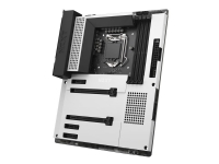 NZXT N7 Z490 Matte White - Hovedkort - ATX - LGA1200-sokkel - Z490 Chipset - USB-C Gen2, USB 3.2 Gen 1, USB 3.2 Gen 2 - 2.5 Gigabit LAN, Wi-Fi, Bluetooth - innbygd grafikk (CPU kreves) - HD-lyd (8-kanalers)