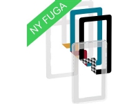 LAURITZ KNUDSEN FUGA CHOICE designramme inkl. 6 farvevalg for 2-modul indsats, transparent.