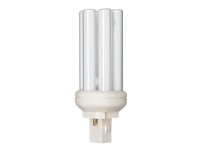 Philips MASTER PL-T - Ikke-integrert kompakt fluorescerende lyspære - form: trippel biaks - GX24d-2 - 18 W - klasse G - varmt hvitt lys - 3000 K