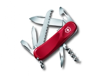 Victorinox Evolution S13, Locking blade knife, Multi-tool knife, Klipp punkt, Rustfritt stål, ABS syntetisk, Rød