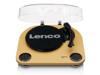 Lenco LS-40WD, Beltedrevet platespiller, Semi-automatisk, Tre, Metall, Plast, Tre, Plast, 33,45 RPM