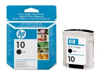 HP 10 - 69 ml - svart - original - blekkpatron - for Business Inkjet 1000, 1200, 2300, 2800 DesignJet 110, 500, 70, 820 Officejet Pro K850