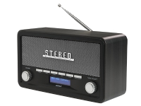DENVER DAB-18DARKGREY - Bærbar DAB-radio - 4 watt - mørk grå