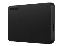 Toshiba Canvio Basics - Harddisk - 2 TB - ekstern (bærbar) - USB 3.0 - svart