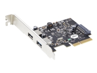 StarTech.com 2-Port USB PCIe Card 10Gbps/port - USB 3.1/3.2 Gen 2 Type-A PCI Express 3.0 x2 Host Controller Expansion Card - Windows/Linux - USB-adapter - PCIe 3.0 x4 lav profil - USB-C 3.1 Gen 2 x 2 - TAA-samsvar
