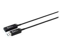 MicroConnect Premium - USB-forlengelseskabel - USB-type A (hann) til USB-type A (hunn) - USB 3.2 Gen 1 - 15 m - Active Optical Cable (AOC) - svart