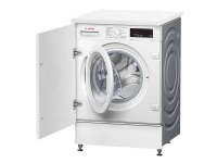 Bosch Serie | 6 WIW24341EU - Vaskemaskin - innebygd - bredde: 59.6 cm - dybde: 54.4 cm - høyde: 81.8 cm - frontileggelse - 55 liter - 8 kg - 1200 rpm - hvit
