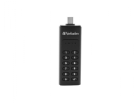 Verbatim Keypad Secure - USB-flashstasjon - kryptert - 32 GB - USB-C 3.1
