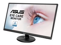 ASUS VA249HE - LED-skjerm - 23.8 - 1920 x 1080 Full HD (1080p) - VA - 250 cd/m² - 3000:1 - 5 ms - HDMI, VGA - svart