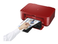 Canon PIXMA MG3650S - Multifunksjonsskriver - farge - ink-jet - 216 x 297 mm (original) - A4/Legal (medie) - opp til 9.9 ipm (trykking) - 100 ark - USB 2.0, Wi-Fi(n) - rød