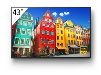 Sony FW-43BZ30J, 109,2 cm (43), IPS, 3840 x 2160 piksler, 440 cd/m², 4K Ultra HD, Direct-LED