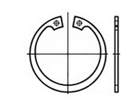 TOOLCRAFT TO-6855192 Sikringsringe DIN 472 Fjederstål 2000 stk