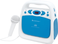 Soundmaster KCD50BL, 1,2 kg, Blå, Hvit, Bærbar CD-spiller