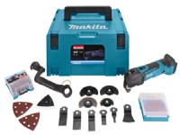 Makita DTM51ZJX3, skjæring, sliping, saging, skraping, svart, blå, 20000 RPM, 6000 RPM, 1,6 °, Uten batteri og lader - Uten batteri og opplader