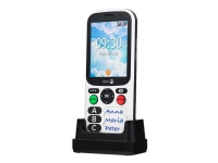 DORO 780X - 4G funksjonstelefon - dobbelt-SIM - RAM 512 MB / 4 GB - microSD slot - 320 x 240 piksler - svart, hvit