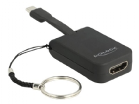 Delock - Ekstern videoadapter - RTD2171U - USB-C - HDMI - svart