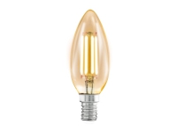 Eglo - LED-lyspære - form: C35 - E14 - 4 W (ekvivalent 22 W) - klasse G - varmt hvitt lys - 2200 K