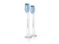 Philips Sonicare Sensitive HX6052 - Utskiftningsbørstehode - for tannbørste (en pakke 2) - for Sonicare HX9332, HX9352 Sonicare FlexCare HX 6986 Sonicare HealthyWhite HX6711, HX6731