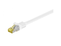 MicroConnect - Nettverkskabel - RJ-45 (hann) til RJ-45 (hann) - 1 m - SFTP, PiMF - CAT 7 - halogenfri, uten hindringer - hvit