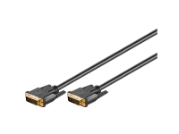 Goobay DVI-I 2m, 2 m, DVI-I, DVI-I, Hankjønn, Hankjønn, Svart