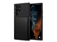 Spigen Slim Armor CS, Etui, Samsung, Galaxy S22 Ultra 5G, 17,3 cm (6.8), Sort