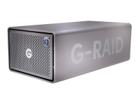 SanDisk Professional G-RAID 2 - Harddiskarray - 24 TB - 2 brønner - HDD 12 TB x 2 - Thunderbolt 3, USB 3.1 Gen 2 (ekstern)