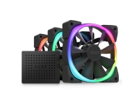 NZXT Aer RGB 2 Starter Kit - Kabinettvifte - 120 mm - matt svart (en pakke 3)