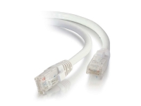C2G Cat5e Booted Unshielded (UTP) Network Patch Cable - Koblingskabel - RJ-45 (hann) til RJ-45 (hann) - 1 m - UTP - CAT 5e - formstøpt, uten hindringer, flertrådet - hvit