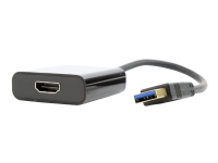 Cablexpert - Adapterkabel - USB-type A hann til HDMI hunn - 15 cm - svart - 1080p-støtte
