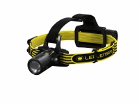 Led Lenser iLH8, Hodebåndslommelykt, Sort, Gult, Plast, Knapper, Rotasjon, IP68, LED
