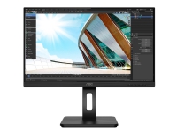 AOC 24P2Q - LED-skjerm - 24 (23.8 synlig) - 1920 x 1080 Full HD (1080p) @ 75 Hz - IPS - 250 cd/m² - 1000:1 - 4 ms - HDMI, DVI, DisplayPort, VGA - høyttalere - svart