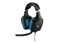 Logitech Gaming Headset G432 - Hodesett - 7,1-kanals - full størrelse - kablet - USB, 3,5 mm jakk - svart