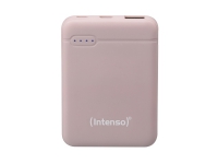 Intenso XS5000, Rosa, Digital kamera, MP3/MP4, Mobiltelefon/smarttelefon, Nettbrett, Kraft indikator, Status, Lithium Polymer (LiPo), 5000 mAh, USB