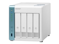 QNAP TS-431P3-2G - NAS-server - 4 brønner - SATA 6Gb/s - RAID 0, 1, 5, 6, 10, JBOD, 5 hot spare, 6 hot spare, 10 hot spare, 1 aktiv reservedel - RAM 2 GB - 2.5 Gigabit Ethernet - iSCSI støtte