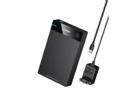 Ugreen 50422, HDD/SSD-kabinett, 2.5/3.5, SATA, Serial ATA II, Serial ATA III, 5 Gbit/s, USB-tilkobling, Svart