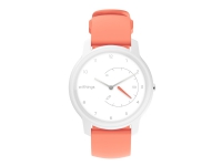 Withings Move - Hvit - aktivitetssporer med stropp - silikon - korall - håndleddstørrelse: inntil 200 mm - Bluetooth
