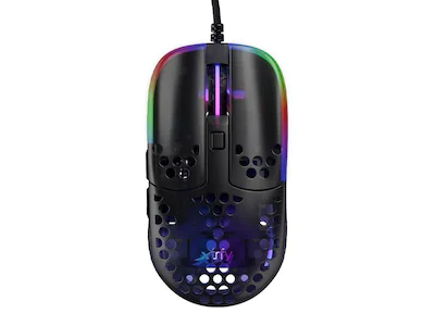 Xtrfy MZ1 RGB Rail Gaming Mouse, Black Transparent