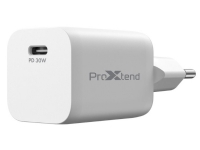 ProXtend - Strømadapter - 30 watt - 3 A - PD (USB-C) - hvit - Den europeiske union