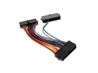 Thermaltake Dual PSU - Strømadapter - 24-pins ATX (hunn) til 24-pins ATX, 2 pin Micro-Fit