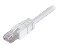 DELTACO STP-630V - Koblingskabel - RJ-45 (hann) til RJ-45 (hann) - 30 m - UTP - CAT 6 - formstøpt, flertrådet - hvit