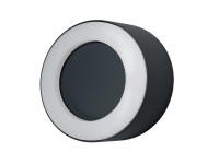 LEDVANCE ENDURA STYLE Ring, Vegglys, Grå, Aluminium, Polykarbonat (PC), IP44, Fasade, Terrasse, I