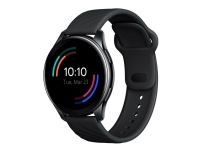 OnePlus Watch - Classic - midnattsvart - sportsur med bånd - fluorelastomer - display 1.39 - 4 GB - Bluetooth - 45 g