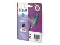 Epson T0802 - 7.4 ml - cyan - original - blister - blekkpatron - for Stylus Photo P50, PX650, PX660, PX700, PX710, PX720, PX730, PX800, PX810, PX820, PX830
