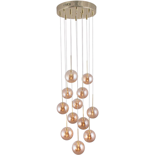 Globen Lighting Skyfall 655154 Amber/Mässing