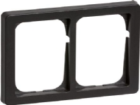 LAURITZ KNUDSEN FUGA® ramme Baseline 63 1,5 modul, dobbelt vandret grå.