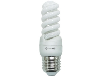 LightMe Energisparepære Energiklasse: G (A - G) E27 105 mm 230 V 9.5 W Varmhvid Spiralform 1 stk
