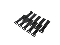 LogiLink KAB0056, Nylon, Sort, 15 cm, 20 mm, 10 stykker