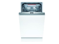 Bosch Serie 4 SPV4XMX28E, Fullstendig innebygget, Full størrelse (60 cm), Sort, Sølv, Knapper, 1,75 m