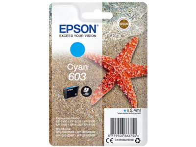 Epson Blekk 603 Cyan