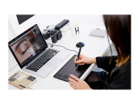 Wacom Intuos Pro Small - Digitaliserer - høyre- og venstrehåndet - 16 x 10 cm - multi-touch - elektromagnetisk - 6 knapper - trådløs, kablet - Bluetooth, USB 2.0 - svart